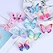 LOCOLO 18Pcs Hair Clips Butterfly Hair Clips Butterfly Snap Clips Barrettes for Toddlers Baby Girl and Women