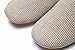 Slippers,WoDealWomen's Cotton Cloth Spa Slipper(XL:US size 8-9(UK size 7.5-8), Brown)