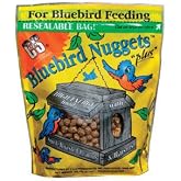C &amp; S Products Blue Bird Nuggets Plus Beef Suet,Corn,Peanuts,Raisins 27 Oz