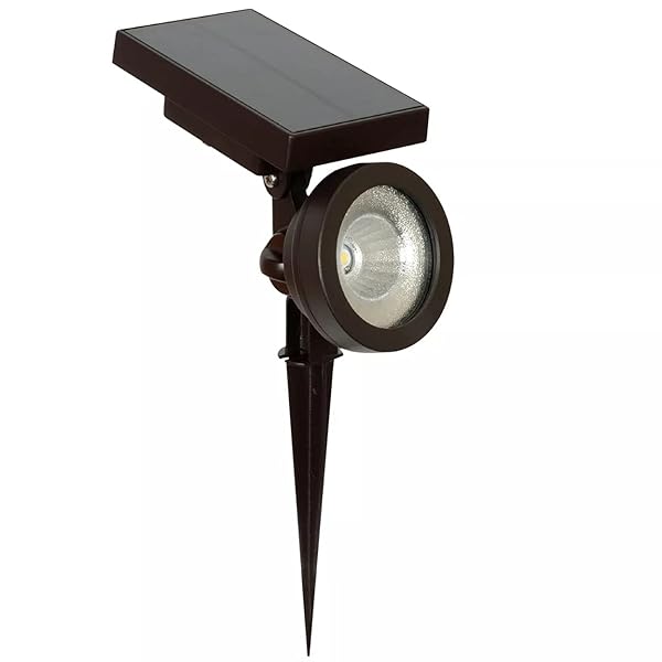 MEMBER’S MARK 2-PIECE LED SOLAR SPOT LIGHTS, OIL-RUBBED...