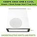 HIDEit X1S Xbox One S Wall Mount – Mount for Xbox One S (Black) – HIDEit Behind the TV or DISPLAYit – Made in the USA and Trusted Worldwide Since 2009 – Search afterHIDEit on Socialthumb 3