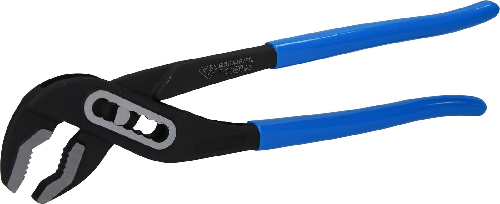 BRILLIANT TOOLS BT064912 Water Pump Pliers 10 Inch with Dip-Insulated Handle, 250 mm [Powered by KS Tools]