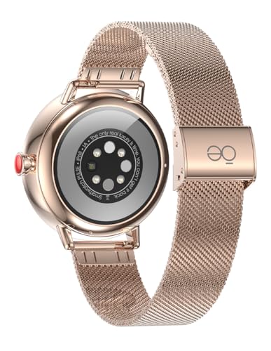 Clōe Pulse Smartwatch para Mujer con Llamadas Bluetooth, Pantalla AMOLED, IA Integrada, Monitoreo de Salud, Más de 100 Deportes, Notificaciones, IP68 y Correa Mesh Premium