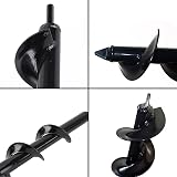 DIWUJI Garden Drill Digger Auger 8 cm Diameter 30 cm Length Hex Shank view 7