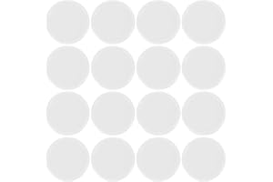 Cabilock 55pcs White Loose-leaf Binding Discs Mushroom Punch Book Binding Buckles for Notebooks Scrapbook