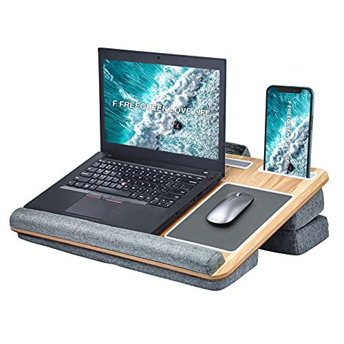Laptop Lap Desk 17 inch (Wood, 21.6 x 14.4 inches) Pricepulse