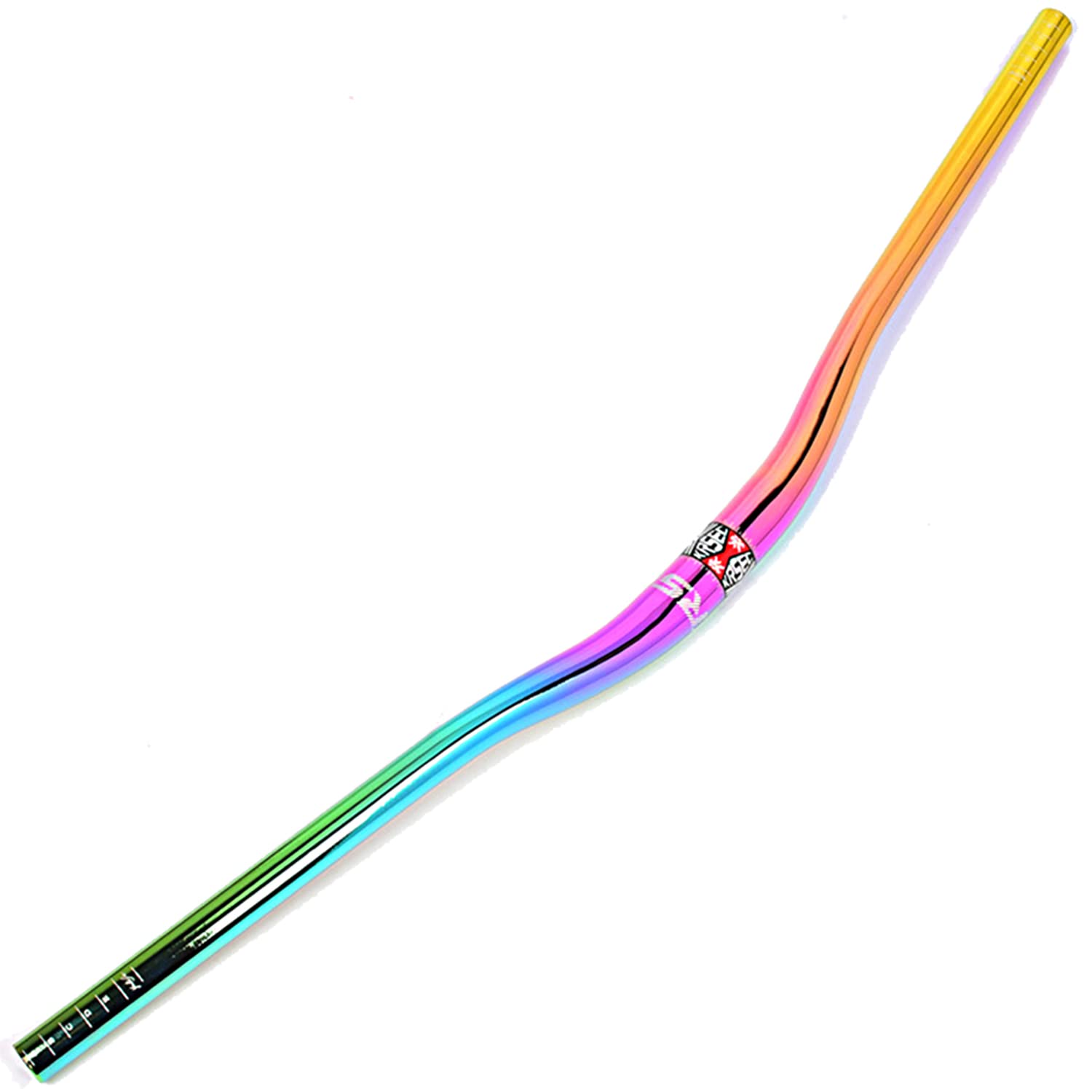 MTB Bicycle Colorful Handlebar AM XC DH Downhill Racing Bike Rise Handlebar Mountain Road Bike Rainbow Handlebar 31.8mm* 780mm,A1