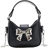 Mini Crossbody Purse, Bow Magnetic Buckle Handbag Shoulder Bag Great Gift Idea for Little Girls