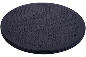 QYINXIU 12 Inch Heavy Duty Rotating Swivel Steel Ball Bearings Stand, Lazy Susan with Steel Ball Bearings for Model Base, Rot