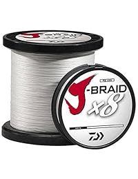 Carrete redondo J Braid para tejer de 8 hebras, 1640 yards, de la marca Daiwa