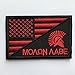 SpaceAuto USA American Flag w/Molon Labe Spartan Helmet Military Tactical Morale Badge Decorative Emblem Combat Patch 3