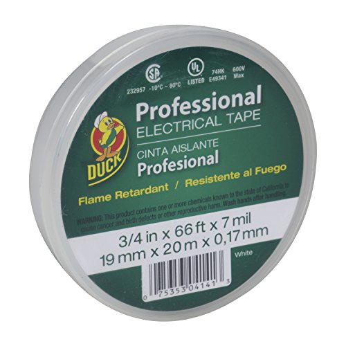 Duck Brand 300877 Professional Grade Electrical Tape, 3/4Inch by 66