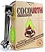Natural Coconut Organic Hookah Charcoal 96 Pieces Flat Coco Cocourth Nara Mazaya 1 Kilo Box Shisha Coal with tongs