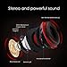 Beexcellent GM-2 Gaming Headset with Mic for New Xbox One PS4 PC, Xbox One Headset PS4 Headset, Over-Ear Gaming Headphones with LED Lights Volume Control Y Splitter for Laptop PC iPad Smartphones, Red
