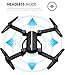 TOZO Q1012 X8tw Drone RC Quadcopter Altitude Hold Headless RTF 3D 360 Degree FPV Video WiFi 720P HD Camera 6 axis 4CH 2.4Ghz Height Hold Easy Fly Steady for Learning, Black