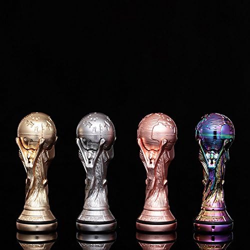 JGHSI 2018 World Cup Titan Trophy Rotating Gyro Cup Decompression Toy, 360 Degrees Rotating Ball (Four color)
