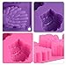 Joyi 6-Cavity Lovely Kangaroo Turtle Frog Hedgehog Silicone Cake Chocolate Soap Decoration Mold Random Color
