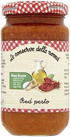 Le Conserve Della Nonna LBV Red Pesto Sauce 185g (Pack of 4)