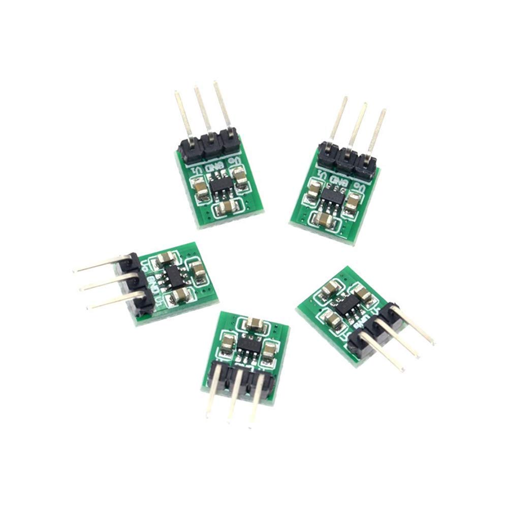 ARCELI 5pcs mini DC to DC 1.8V-5V to 3.3V Step Up Down Power Supply Buck Boost Module