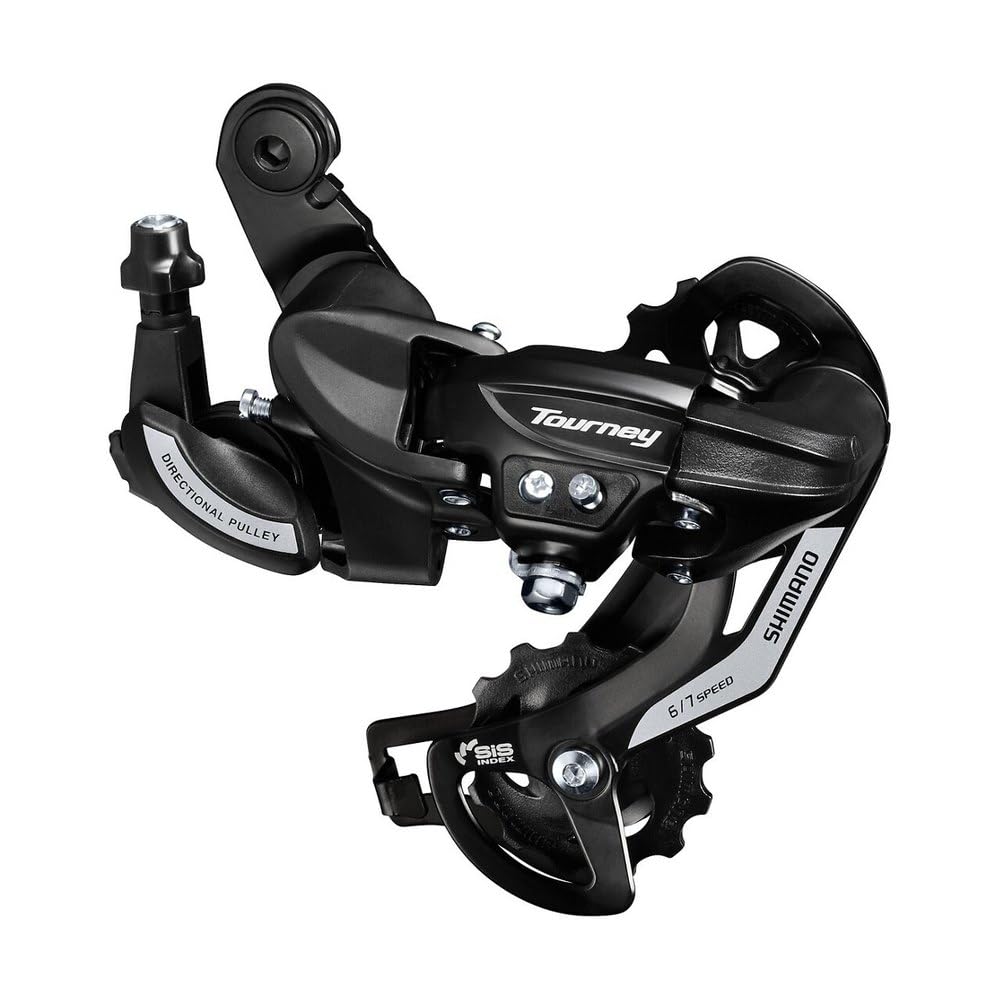SHIMANO Unisex Adult Tourney Tourney Ty500 6/7-speed Rear Derailleur - Black, SGS