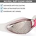 Olympia Nation Pro Swim Goggles - Pink with Mirrored Lenses