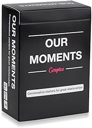 OUR MOMENTS Couples: 100 Thought Provoking Conversation Starters for Great Relationships - Fun Conversation Ca