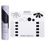 Born Pretty Silicone Nail Art Stamping Mat Workspace Stamp Plate Washable Pad Table Transfer Tools Use with Nail Lacquer Polish