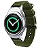 Gear S2 Watch Bands, ViCRiOR Nylon Ballistic NATO Woven Adjustable Replacement Watch Band Strap with Adapter Connector for Samsung Gear S2 SM-R720 & SM-R730 Smart Watch, Navy Green