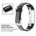 iGK Silicone Replacement Bands Compatible for Fitbit Alta and Fitbit Alta HR, Newest Adjustable Sport Strap Smartwatch Fitness Wristbands Silicone Grey