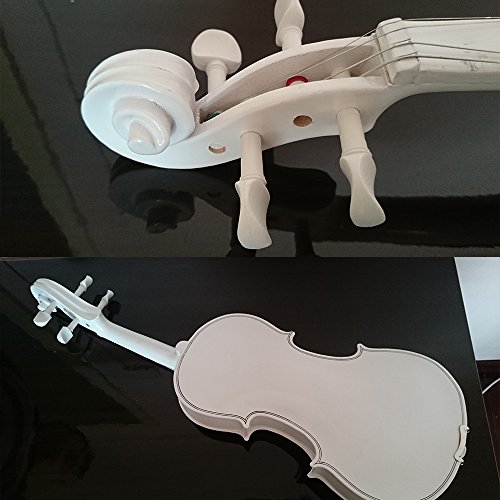 Student-Akustische-Violine-Full-44-Fichte-aus-Ahorn-mit-Fall-Schleife-Kolophonium-ganze-wei-Farbe