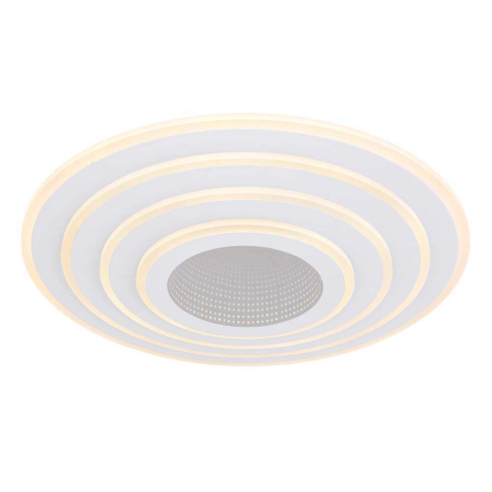 Globo DECKENLEUCHTE Metall WEIß, 1XLED Ceiling Light, White