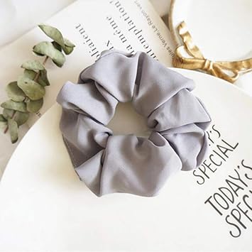 Amazon Com Hair Tie Trendy Hair Scrunchie Ring Elastic Pure