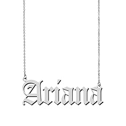 GR859C My Best Friend Ariana Name Necklace Dainty