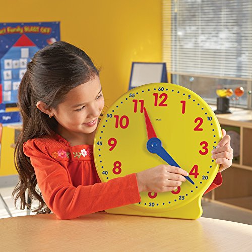 Learning Resources Big Time Learning Clock, Analog Clock, Homeschool