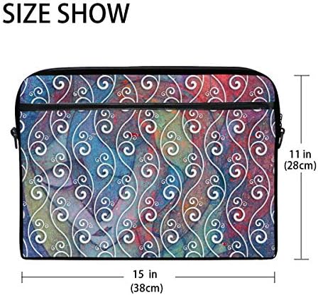 パソコン ケース ノートパソコン Pcバッグ マルチカラーアブストラクトマルチティー イメージ かわいい ノートpc Macbook Pro 14インチ 15 カバン 手提げバッグ 撥水 衝撃吸収 軽量 収納 通勤 出張 プレゼント B085m8784g 1 345円