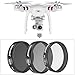 Neewer for DJI Phantom 3 Professional and Advanced, 3 Piece Filter Set: (1) Polarizer Filter + (1) ND4 Filter + (1) ND8 Filter, Not for DJI Phantom 3 Standard
