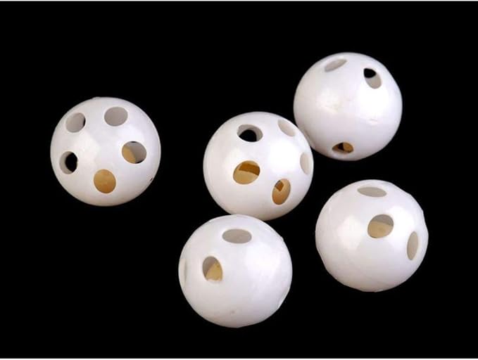 5pc Blanco Sonajero Pelota Pequeña, Pelotas Y Juguetes Sonoros ...