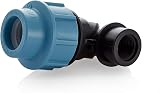 HYDROBIL 20mm x 3/4" BSP Female Elbow MDPE Fitting 16 Bar Water Pipe Connector view 2
