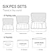 HOMEE Breathable Packing Cube Travel Luggage Organizers