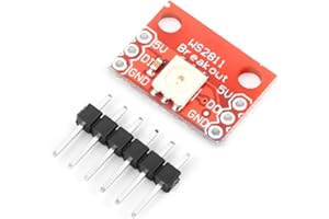 YWBL-WH WS2812 RGB LED Module Board with WS2812S Chip, High Brightness 5050 RGB LED for DIY Lighting Projects, 3 LEDs per Boa