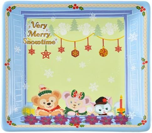 Amazon Co Jp ダッフィーのクリスマス15 スーベニアプレート ダッフィー シェリーメイ ジェラトーニ 東京ディズニーシー限定 15年 X Mas お皿 おもちゃ