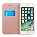 Nouske iPhone 7 Plus iPhone 8 Plus Case Flip Folio Wallet Stand up Credit Card Holder Cover Holster/Magnetic Closure/TPU bumper/360 Full Body Protection, Rose Gold