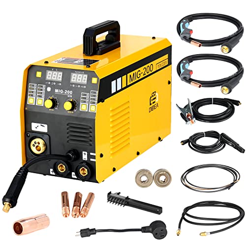 Aluminum MIG Welder 200A 110V/220v Dual Voltage Mig Welding Machine Gas