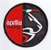 IRON ON EMBROIDERED PATCH APRILIA RACING