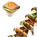 Czech Glass Beads Three Petal Flower 12mm Two Tone Cranberry/Lime (12)