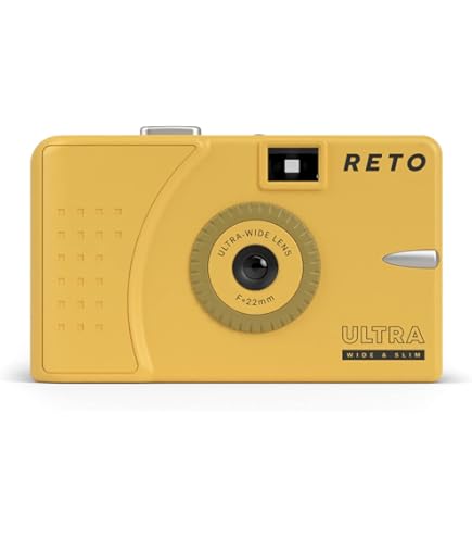 Minolta Weathermatic Dual 35 35mm Kompakt Film Kamera Gelb Aus Japan, Gebraucht