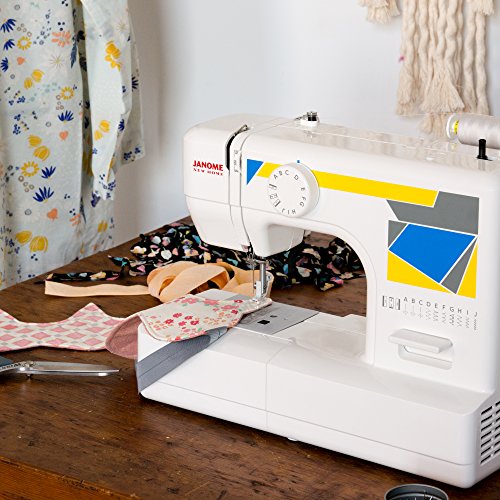 Janome MOD11 EasytoUse Sewing Machine with 11 Stitches, and 5Piece
