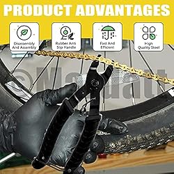 Mardatt 7Pcs Bicycle Chain Removal Tool Kit Set