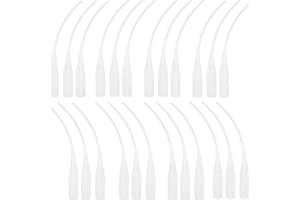 240Pcs Precision Plastic Micro-Tips - Super Thin Glue and Lubricating Oil Extrender Applicator Tip for Hobby Working, Craftin