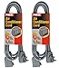 Prime EC680506L Air Conditioner and Major Appliance Extension Cord, Gray, 6-Feet, 2-Pack primary